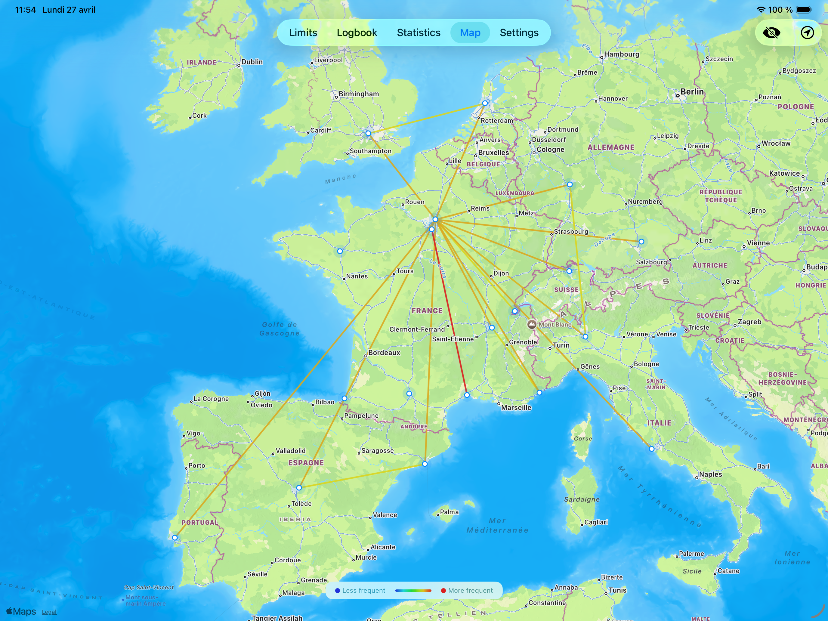 ASimpleLogbook Dashboard
